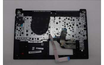 Lenovo 5M11S10128 C-Cover with keyboard, Switzerland, Black, UK