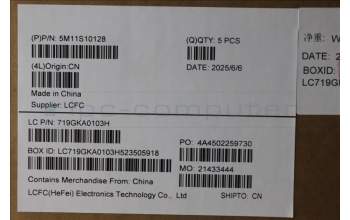 Lenovo 5M11S10128 C-Cover with keyboard, Switzerland, Black, UK