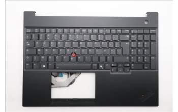Lenovo 5M11S10175 C-Cover with keyboard, French, Black, Backlight, US
