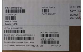 Lenovo 5M11S10182 C-Cover with keyboard, Greek, Black, Backlight, US