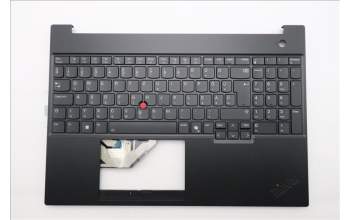 Lenovo 5M11S10184 C-Cover with keyboard, Hungarian, Black, Backlight, UK