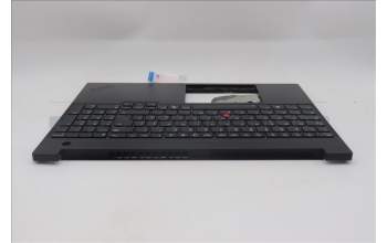 Lenovo 5M11S10191 C-Cover with keyboard, Italian, Black, Backlight, UK