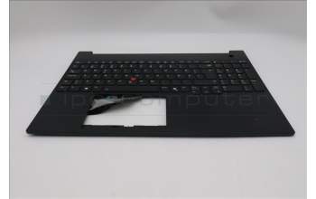Lenovo 5M11S10209 C-Cover with keyboard, Swedish/Finnish, Black, Backlight, UK