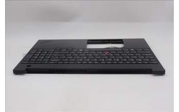 Lenovo 5M11S10224 C-Cover with keyboard, US English Euro, Black, Backlight, US