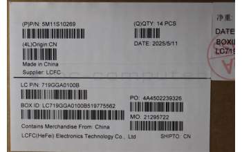 Lenovo 5M11S10269 MECH_ASM 500N TS LP LB LT RGB+IR-INX