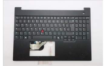 Lenovo 5M11S10285 C-Cover with keyboard, German, Black