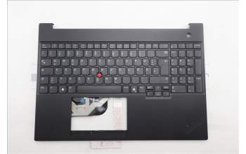 Lenovo 5M11S10286 C-Cover with keyboard, German, Black, UK