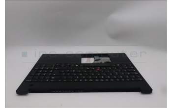 Lenovo 5M11S10294 C-Cover with keyboard, Italian, Black, UK