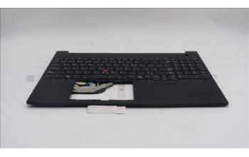 Lenovo 5M11S10345 C-Cover with keyboard, Arabic, Black, Backlight, US