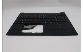 Lenovo 5M11S10349 C-Cover with keyboard, Belgian, Black, Backlight, UK