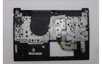 Lenovo 5M11S10373 C-Cover with keyboard, Italian, Black, Backlight, UK