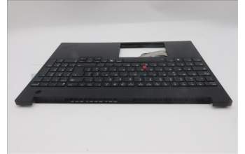 Lenovo 5M11S10373 C-Cover with keyboard, Italian, Black, Backlight, UK