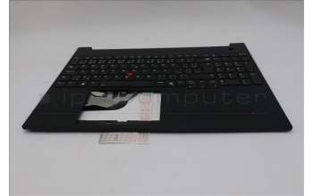 Lenovo 5M11S10386 C-Cover with keyboard, Czech Slovakian, Black, Backlight, UK