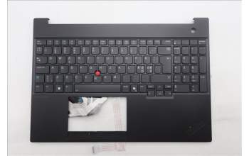 Lenovo 5M11S10394 C-Cover with keyboard, Nordic, Black, Backlight, UK