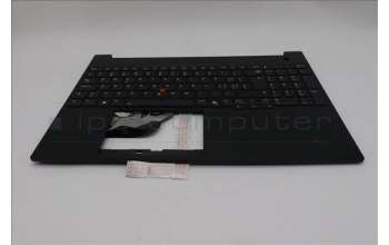 Lenovo 5M11S10398 C-Cover with keyboard, Switzerland, Black, Backlight, UK