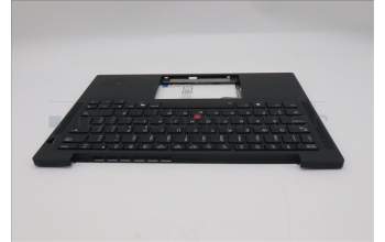 Lenovo 5M11S15561 C-Cover with keyboard, Canadian French 058, Black, Backlight, UK