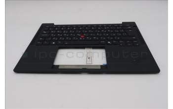 Lenovo 5M11S15573 C-Cover with keyboard, Bulgarian, Black, Backlight, UK