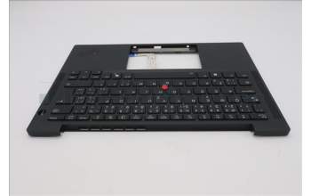 Lenovo 5M11S15579 C-Cover with keyboard, Czech Slovakian, Black, Backlight, UK