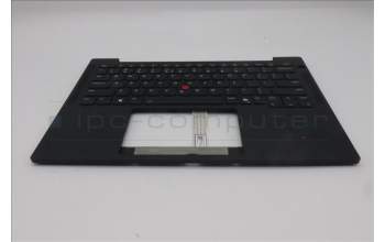 Lenovo 5M11S15591 C-Cover with keyboard, US English Euro, Black, Backlight, US