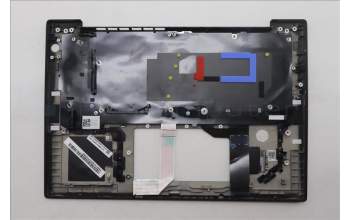 Lenovo 5M11S15600 C-Cover with keyboard, German, Black, Backlight, UK