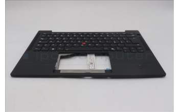 Lenovo 5M11S15615 C-Cover with keyboard, Italian, Black, Backlight, UK