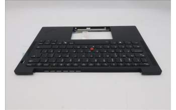 Lenovo 5M11S15635 C-Cover with keyboard, Portuguese, Black, Backlight, UK