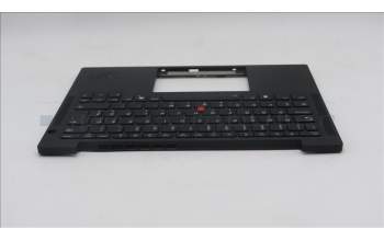 Lenovo 5M11S15643 C-Cover with keyboard, Slovenian, Black, Backlight, UK