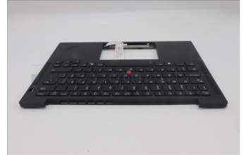 Lenovo 5M11S15648 C-Cover with keyboard, Swedish/Finnish, Black, Backlight, UK