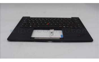 Lenovo 5M11S15665 C-Cover with keyboard, UK English, Black, Backlight, UK