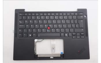 Lenovo 5M11S15666 C-Cover with keyboard, UK English, Black, Backlight, UK