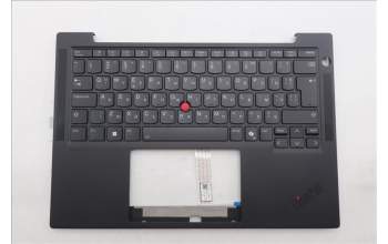 Lenovo 5M11S15684 C-Cover with keyboard, Bulgarian, Black, Backlight, WWAN, UK