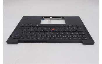 Lenovo 5M11S15690 C-Cover with keyboard, Czech Slovakian, Black, Backlight, WWAN, UK