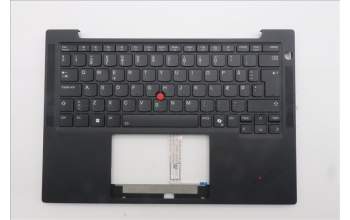 Lenovo 5M11S15693 C-Cover with keyboard, Danish, Black, Backlight, WWAN, UK