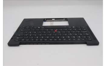 Lenovo 5M11S15693 C-Cover with keyboard, Danish, Black, Backlight, WWAN, UK