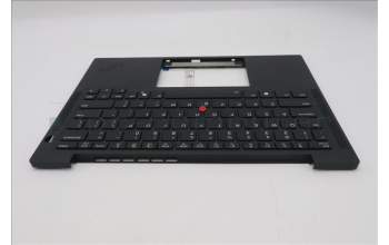 Lenovo 5M11S15695 C-Cover with keyboard, English, Black, Backlight, WWAN, US