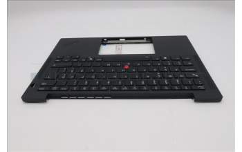 Lenovo 5M11S15699 C-Cover with keyboard, Estonian, Black, Backlight, WWAN, UK