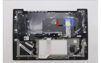 Lenovo 5M11S15705 C-Cover with keyboard, French, Black, Backlight, WWAN, US