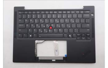 Lenovo 5M11S15714 C-Cover with keyboard, Greek, Black, Backlight, WWAN, US