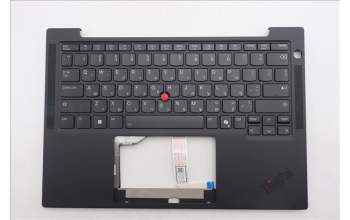 Lenovo 5M11S15717 C-Cover with keyboard, Hebrew, Black, Backlight, WWAN, US