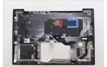 Lenovo 5M11S15717 C-Cover with keyboard, Hebrew, Black, Backlight, WWAN, US