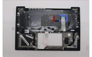 Lenovo 5M11S15723 C-Cover with keyboard, Icelandic, Black, Backlight, WWAN, UK