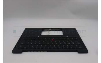 Lenovo 5M11S15723 C-Cover with keyboard, Icelandic, Black, Backlight, WWAN, UK