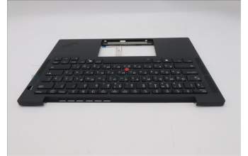 Lenovo 5M11S15750 C-Cover with keyboard, Russian, Black, Backlight, WWAN, US