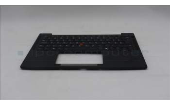 Lenovo 5M11S15754 C-Cover with keyboard, Slovenian, Black, Backlight, WWAN, UK
