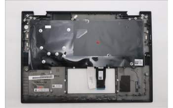 Lenovo 5M11S15949 C-Cover with keyboard, Nordic, Black, Backlight, UK