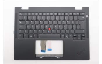 Lenovo 5M11S15993 C-Cover with keyboard, UK English, Black, Backlight, UK