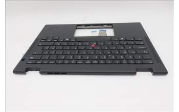 Lenovo 5M11S15993 C-Cover with keyboard, UK English, Black, Backlight, UK