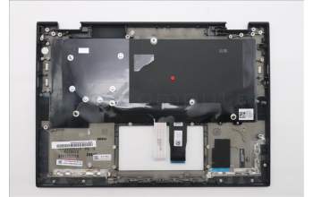 Lenovo 5M11S16033 C-Cover with keyboard, Danish, Black, Backlight, WWAN, UK