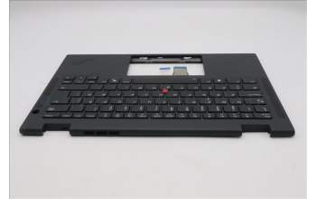 Lenovo 5M11S16033 C-Cover with keyboard, Danish, Black, Backlight, WWAN, UK