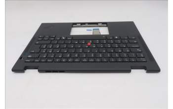 Lenovo 5M11S16069 C-Cover with keyboard, Hungarian, Black, Backlight, WWAN, UK